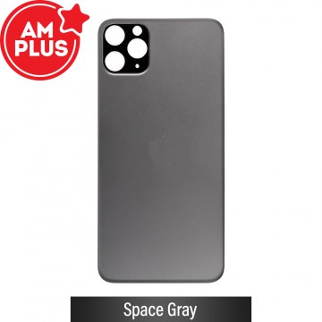 AMPLUS Rear Glass With 3M Adhesive Replacement for iPhone 11 Pro-Space Gray