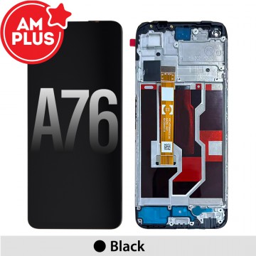 AMPLUS LCD Assembly Replacement with Frame for OPPO A76 / A36