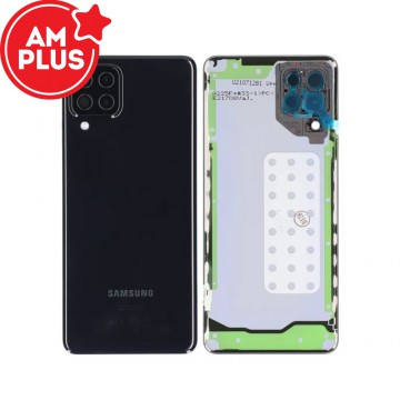AMPLUS Rear Cover Glass For Samsung Galaxy A22 4G A225F-Black