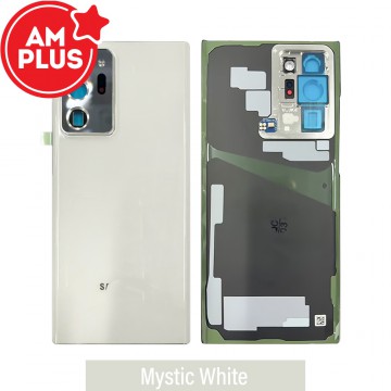 AMPLUS Rear Cover Glass For Samsung Galaxy Note 20 Ultra N985F-Mystic White