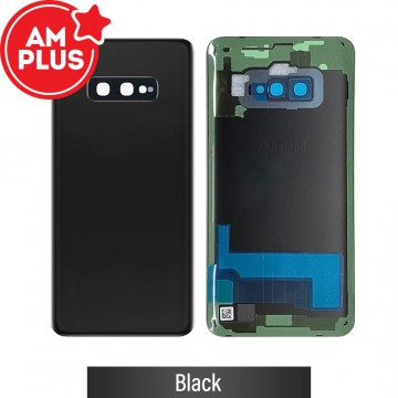 AMPLUS Rear Cover Glass For Samsung Galaxy S10 E G970F-Black
