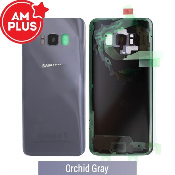 AMPLUS Rear Cover Glass For Samsung Galaxy S8 G950F-Orchid Gray