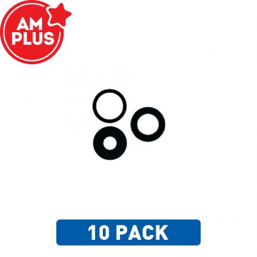 AMPLUS Rear Camera Lens Glass Only for iPhone 15 Pro (3 Pieces X 10 Pack)