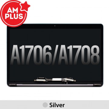 AMPLUS Complete LCD Display Assembly for MacBook Pro 13" A1706 A1708 (Late 2016-Mid 2017)-Silver