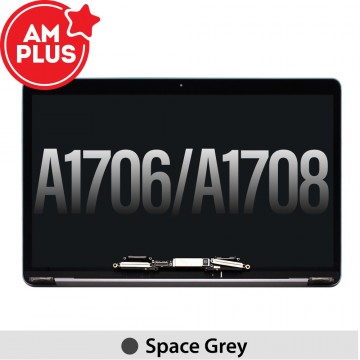 AMPLUS Complete LCD Display Assembly for MacBook Pro 13" A1706 A1708 (Late 2016-Mid 2017) (NO LOGO)-Space Grey