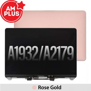 AMPLUS Complete LCD Display Assembly for MacBook Air 13" A1932 (Mid 2019) A2179 (Early 2020)-Rose Gold