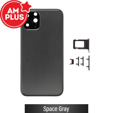 AMPLUS Rear Housing for iPhone 11 Pro-Space Gray