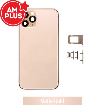 AMPLUS Rear Housing for iPhone 11 Pro-Matte Gold