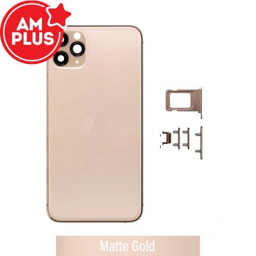 AMPLUS Rear Housing for iPhone 11 Pro Max-Matte Gold