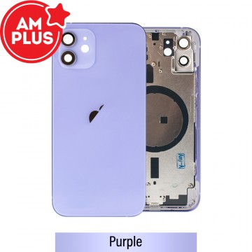 AMPLUS Rear Housing for iPhone 12-Purple