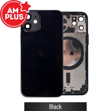 AMPLUS Rear Housing for iPhone 12 mini-Black