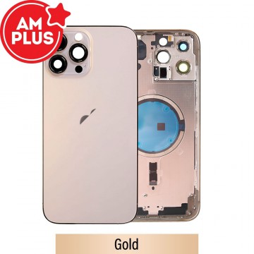 AMPLUS Rear Housing for iPhone 13 Pro Max-Gold
