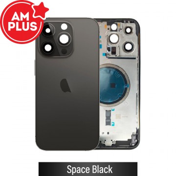 AMPLUS Rear Housing for iPhone 14 Pro Max-Space Black