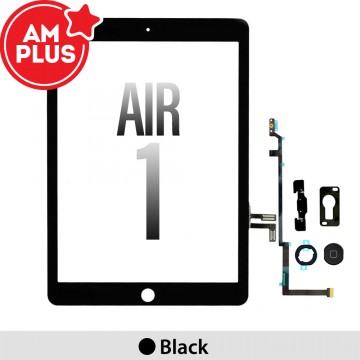 AMPLUS Touch Screen Digitizer with IC Connector for iPad Air 1-Black