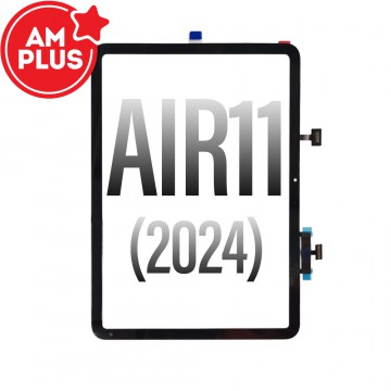 AMPLUS Touch Screen Digitizer with IC Connector for iPad Air 11 (2024) -Black