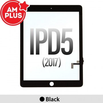 AMPLUS Touch Screen Digitizer with IC Connector for iPad 5 (2017)-Black