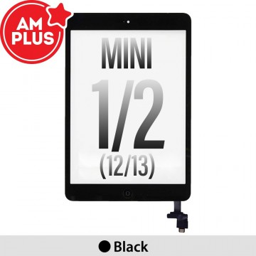 AMPLUS Touch Screen Digitizer with IC Connector for iPad Mini 1(2012) / Mini 2(2013)-Black