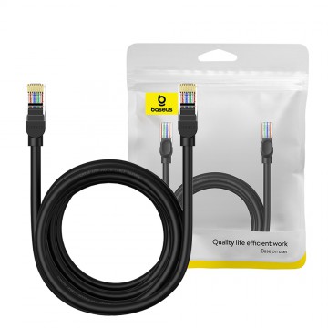 Baseus High Speed CAT5 Gigabit Ethernet Cable (Round Cable) 5m-Cluster Black