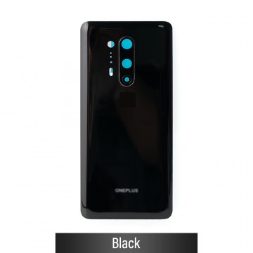 Rear Cover Glass For OnePlus 8 Pro-Black