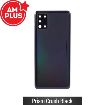 AMPLUS Rear Cover Glass For Samsung Galaxy A31 A315-Black