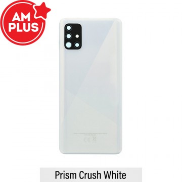 AMPLUS Rear Cover Glass For Samsung Galaxy A51 A515-White