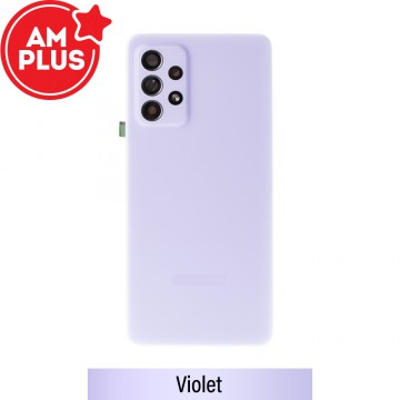 AMPLUS Rear Cover Glass For Samsung Galaxy A52 5G A526-Violet