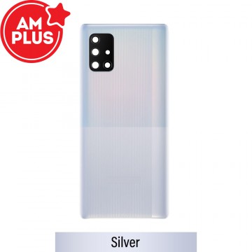 AMPLUS Rear Cover Glass For Samsung Galaxy A71 5G A716-Silver