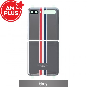 AMPLUS Rear Cover Glass For Samsung Galaxy Z Flip F700F (Thom Browne Edition)-Grey
