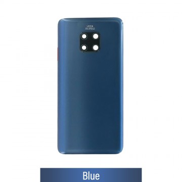Rear Cover Glass with Camera Lens for Huawei Mate 20 Pro-Blue