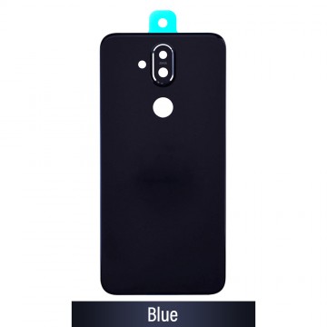 Rear Cover Glass For Nokia 8.1-Blue