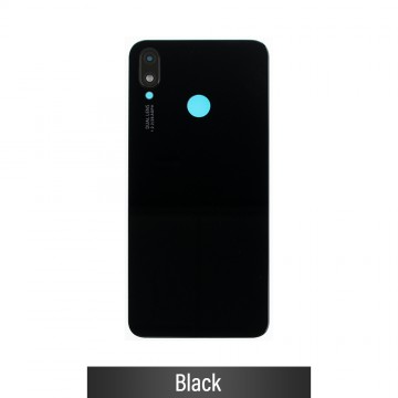 Rear Cover Glass with Camera Lens for Huawei nova 3i-Black