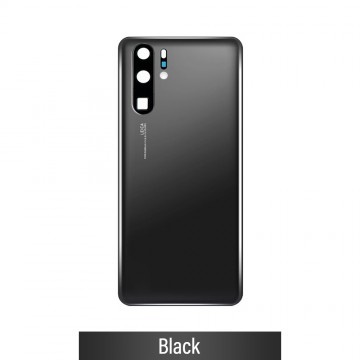 Rear Cover Glass with Camera Lens for Huawei P30 Pro-Black