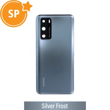 Rear Battery Cover For Huawei P40 02353MGF (Service Pack)-Silver Frost