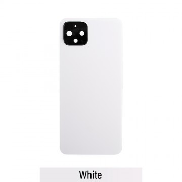 Rear Cover Glass for Google Pixel 4-White