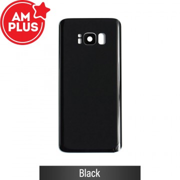 AMPLUS Rear Cover Glass For Samsung Galaxy S8 G950F (Improved Quality)-Black