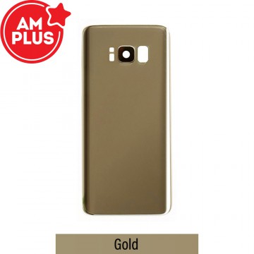AMPLUS Rear Cover Glass For Samsung Galaxy S8 Plus G955F-Gold