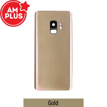 AMPLUS Rear Cover Glass For Samsung Galaxy S9 G960F-Gold