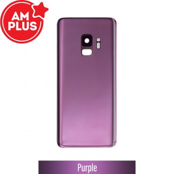 AMPLUS Rear Cover Glass For Samsung Galaxy S9 G960F-Purple