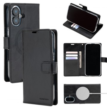 iPhone 17 Mercury Blue Moon Diary Case With Magnetic Ring