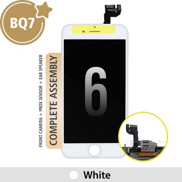 BQ7 Full LCD Assembly for iPhone 6 Screen Replacement-White