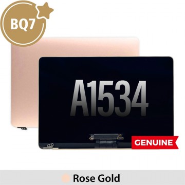Complete LCD Display Assembly for MacBook Retina 12" A1534 (2015-2017) (BQ7)-Rose Gold (This is genuine glass and genuine flex)