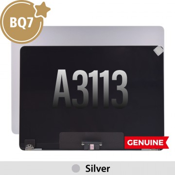 BQ7 Complete LCD Display Assembly for MacBook Air 13" A3113 (2024) -Silver (This is genuine glass and genuine flex)