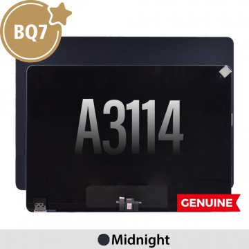 BQ7 Complete LCD Display Assembly for MacBook Air 15.3" A3114 (2024) -Midnight (This is genuine glass and genuine flex)