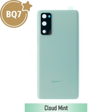 BQ7 Rear Cover Glass For Samsung Galaxy S20 FE / 5G (G780 / G781)-Cloud Mint