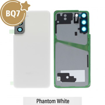 BQ7 Rear Cover Glass For Samsung Galaxy S21-Phantom White