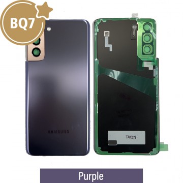 BQ7 Rear Cover Glass For Samsung Galaxy S21 Plus G996-Phantom Violet (As the same as the service pack, but not from official samsung)