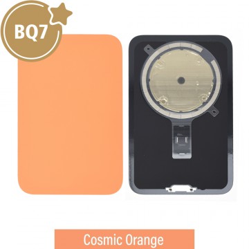 BQ7 Rear Cover Glass With Magsafe Magnet for iPhone 17 Pro Max (NO LOGO)-Cosmic Orange