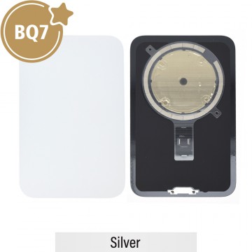 BQ7 Rear Cover Glass With Magsafe Magnet for iPhone 17 Pro Max (NO LOGO) -Silver