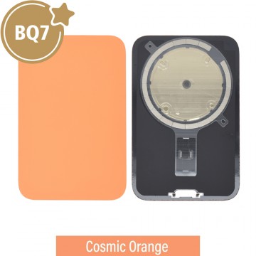 BQ7 Rear Cover Glass With Magsafe Magnet for iPhone 17 Pro (NO LOGO)-Cosmic Orange