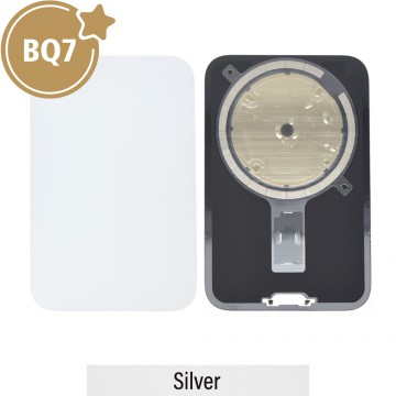 BQ7 Rear Cover Glass With Magsafe Magnet for iPhone 17 Pro (NO LOGO) -Silver